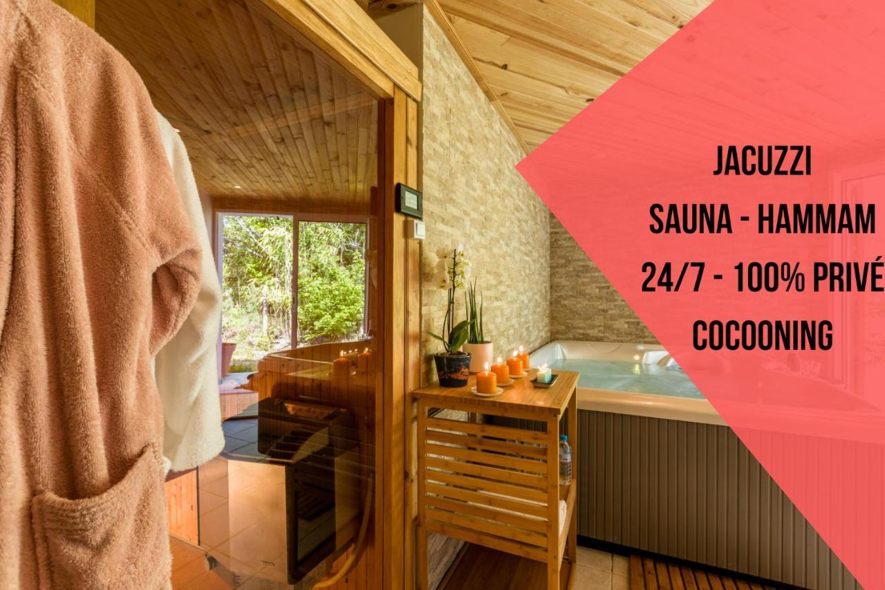 Sauna - Jacuzzi - 100% Prive - L'Estantada Linxe المظهر الخارجي الصورة